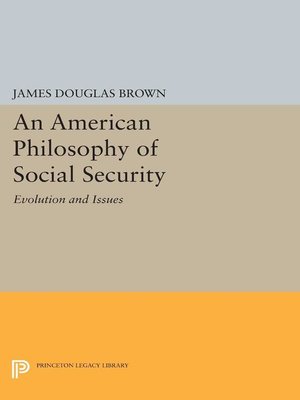 cover image of An American Philosophy of Social Security